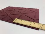 FL CUBE VELVET Bordeaux - Image 3